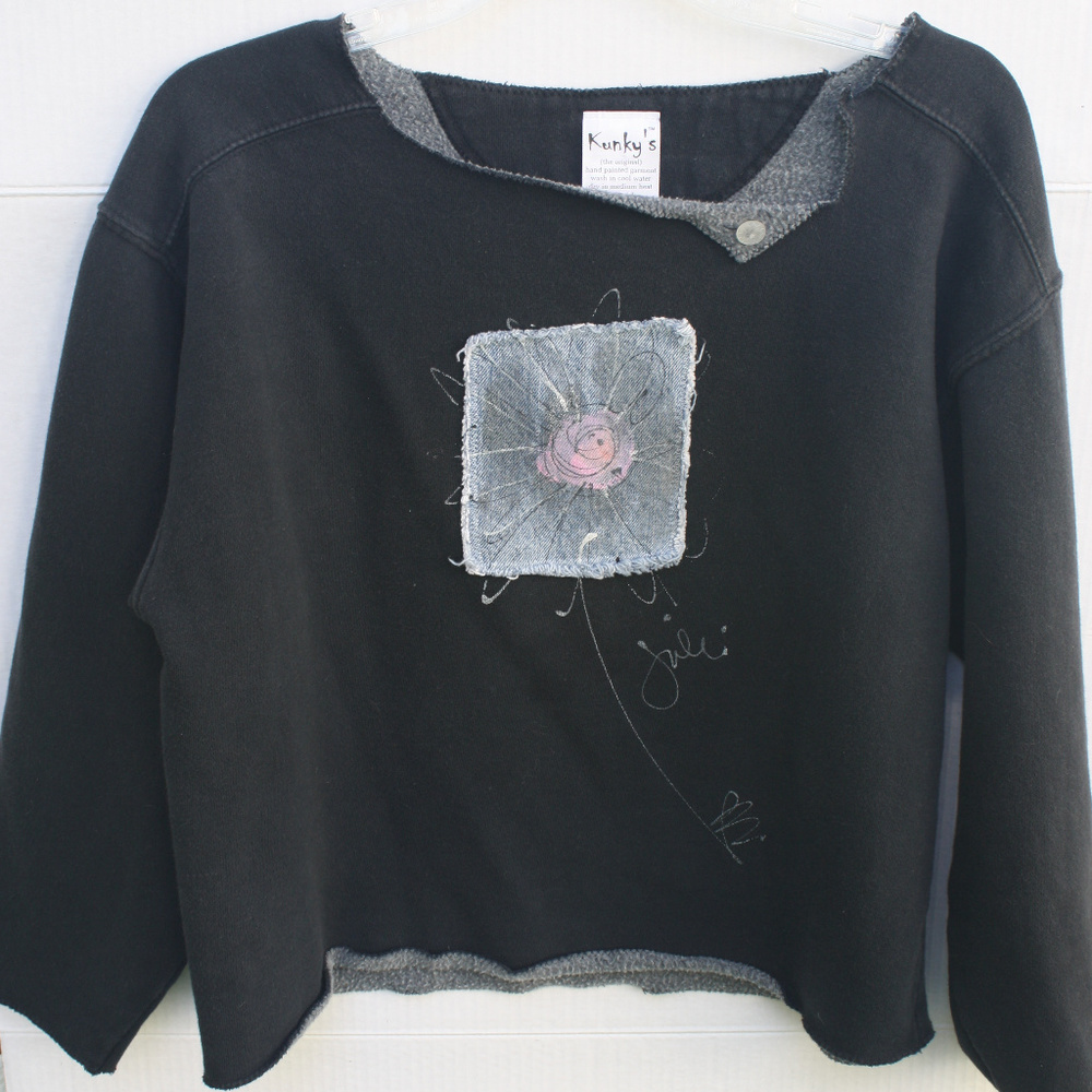 NWOT Kunky's Sweatshirt, Navy Blue, Size Small